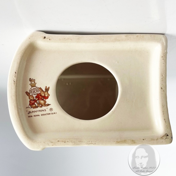 Royal Dalton Bunnykins Savings Bank Porcelain Peter Rabbit Book Vintage 80s - Picture 14 of 15